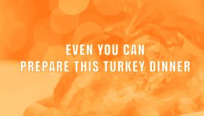 turkey dinner title graphic