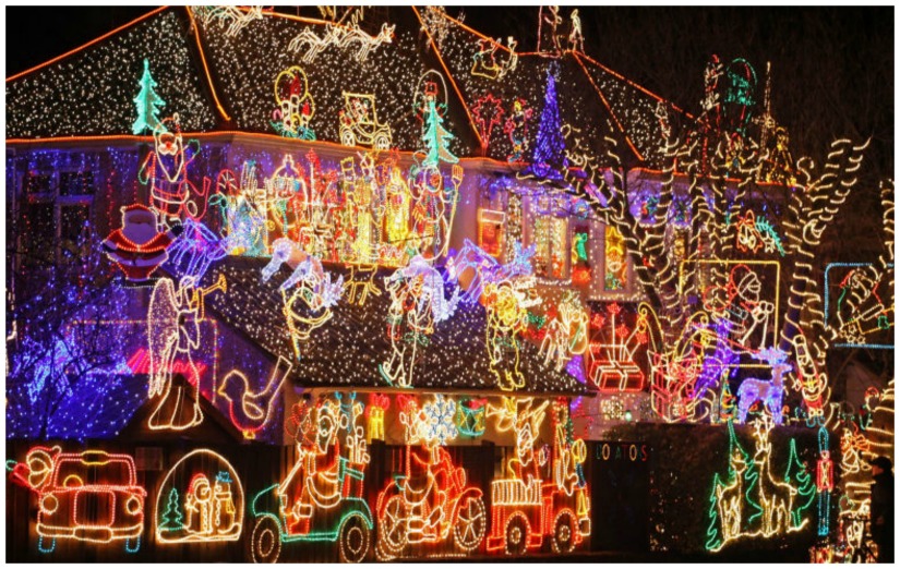 Image of Maximal Christmas Lights on House | 5 Expectations for a Mormon Christmas | Third Hour | Do Mormons Celebrate Christmas | Do Mormons Believe in Christmas