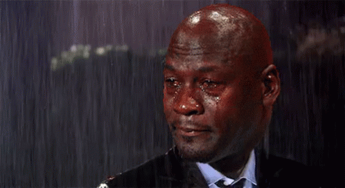 Michael Jordan crying gif