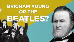 Brigham Young or Beatles quiz graphic
