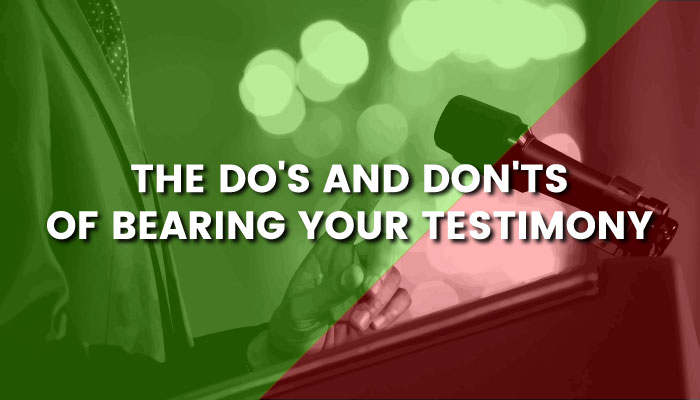 dos and donts of bearing testimony title card