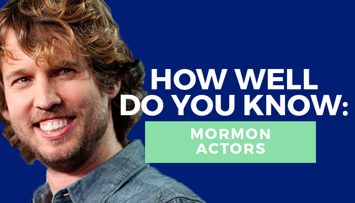Mormon actors quiz title graphic