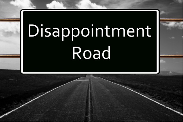 Disappointment Road sign graphic