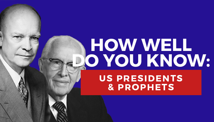 quiz title graphic Presidents and Prophets