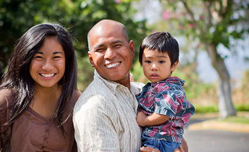 family with child