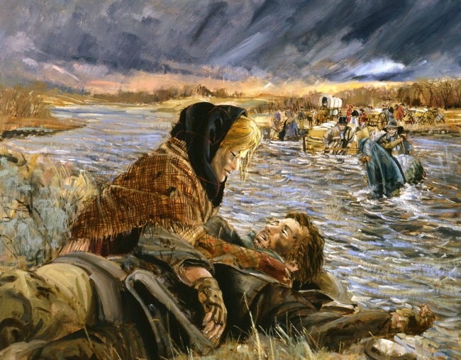 Mormon Pioneers art
