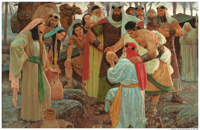 Lehi Holding Liahona Surround by his People | I Hated My Patriarchal Blessing | Third Hour | Patriarchal Blessing | My Patriarchal Blessing | LDS Patriarchal Blessing