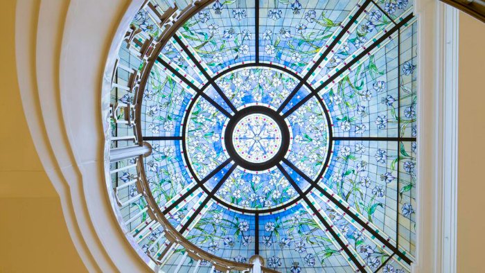 Paris Mormon Temple skylight