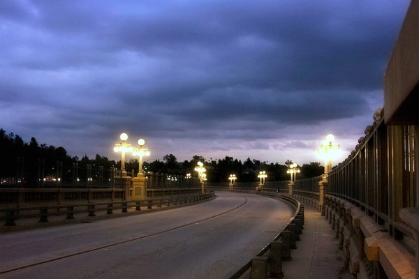 The Colorado Street Bridge from La La Land