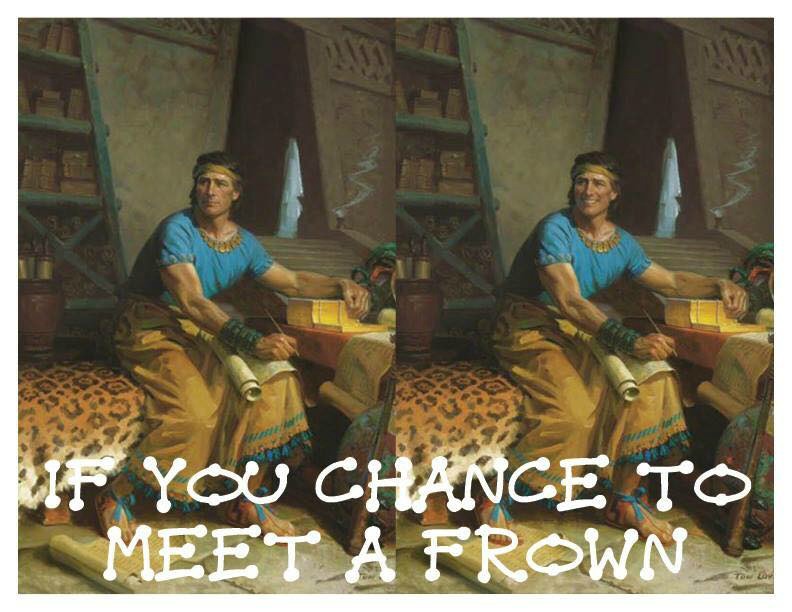 Mormon art If you chance to meet a frown