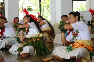 Tongan youth dancing