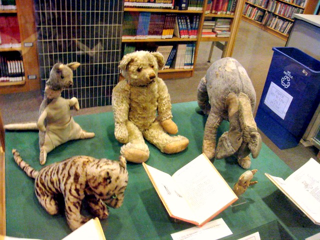 Original Winnie the Pooh bear and his friends