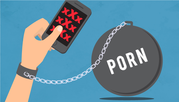 Animated Hand Holding Phone, Chained to Ball Depicting Porn | Why Porn is Actually Bad for You and How to Quit | Third Hour | Pornography Sucks | Why is Porn Bad For You