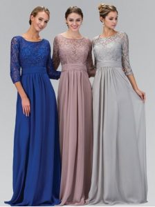 Lds modest hot sale prom dresses