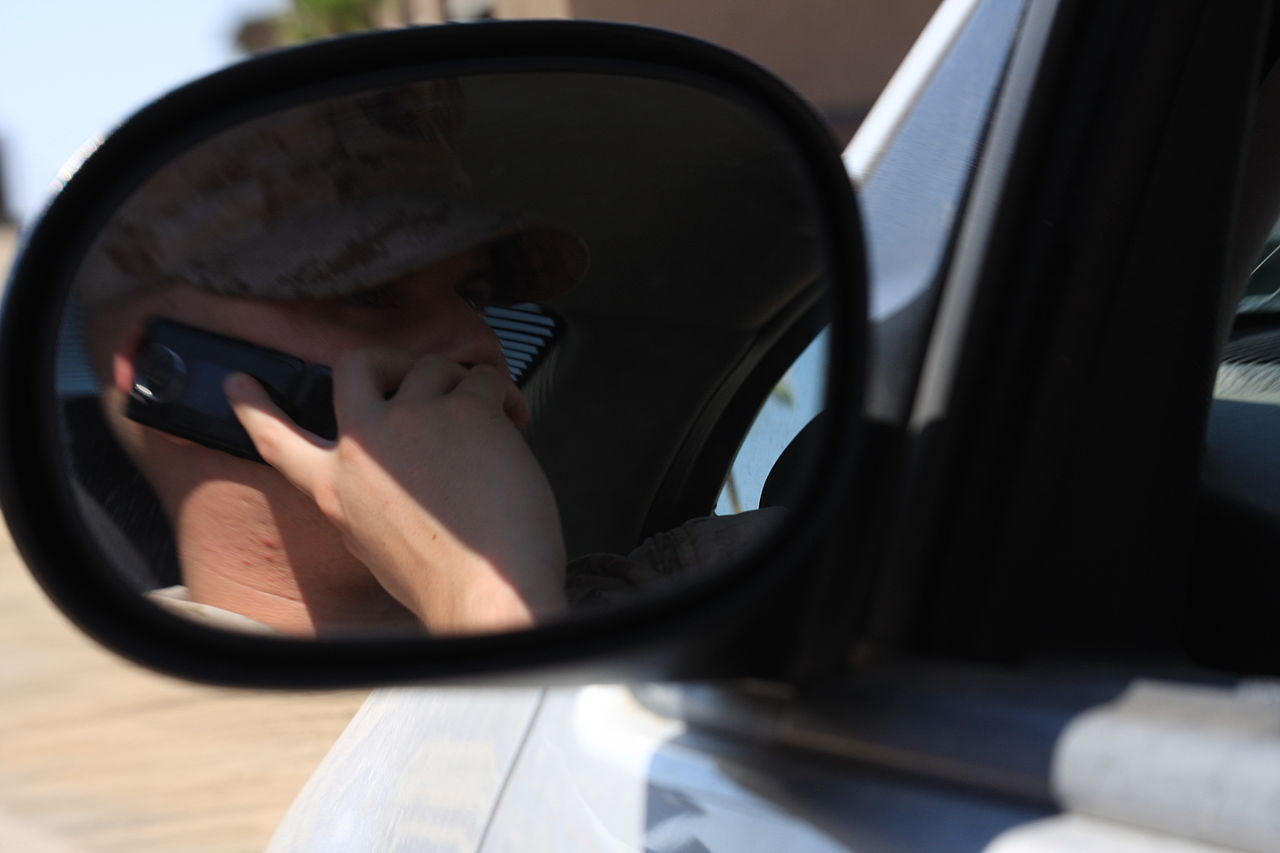 talking on phone while driving