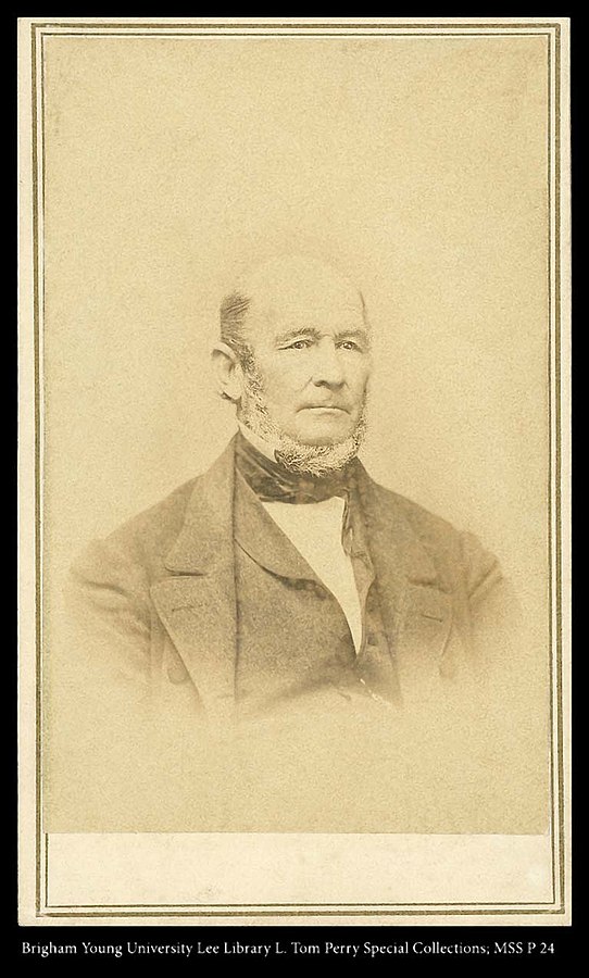 Portrait of Heber C Kimball