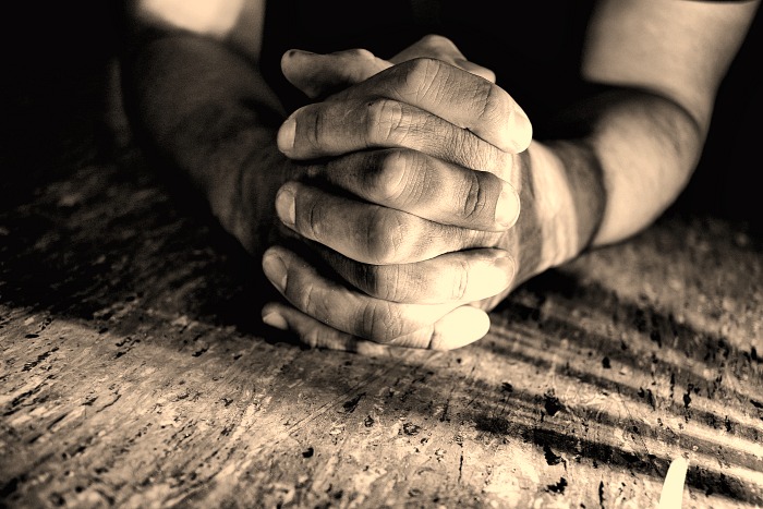 Humble Hands Clasped together