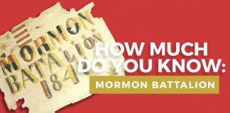 Mormon battalion quiz graphic