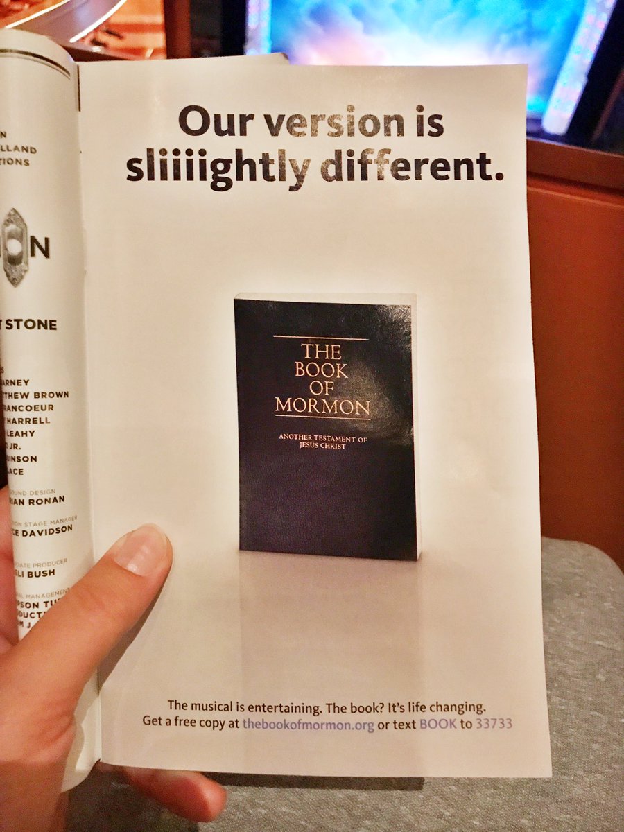 Book of Mormon musical