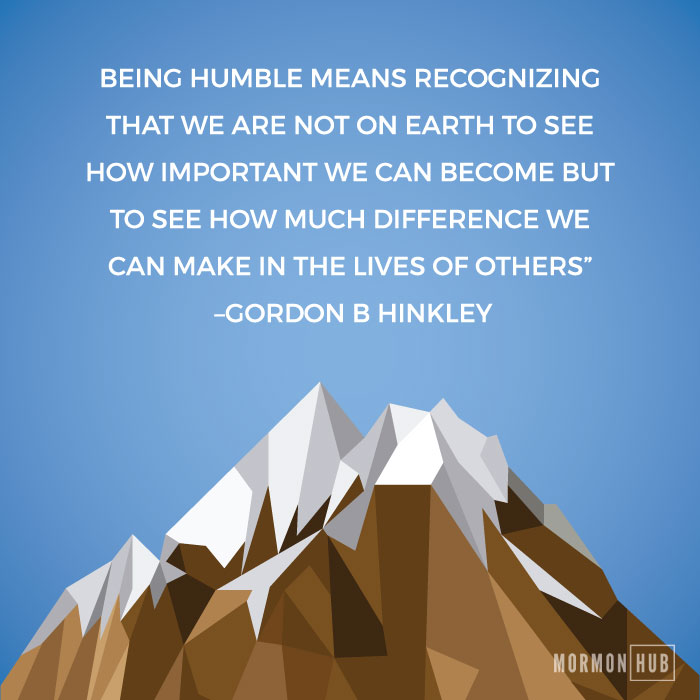 being humble meme Hinckley