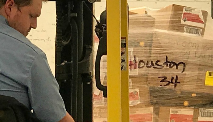 Houston aid shipment
