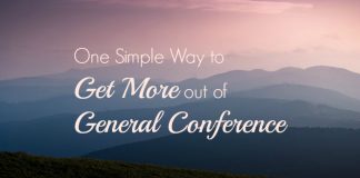 One simple way to get more out of General Conference