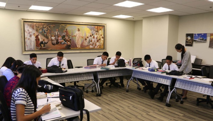 mtc lds missionaries studying