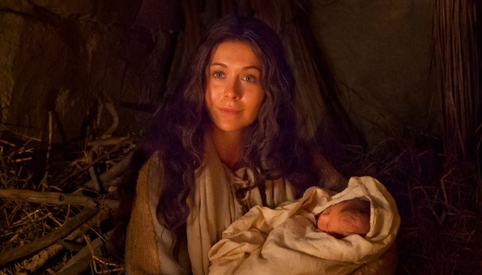 Mary holding Baby Jesus