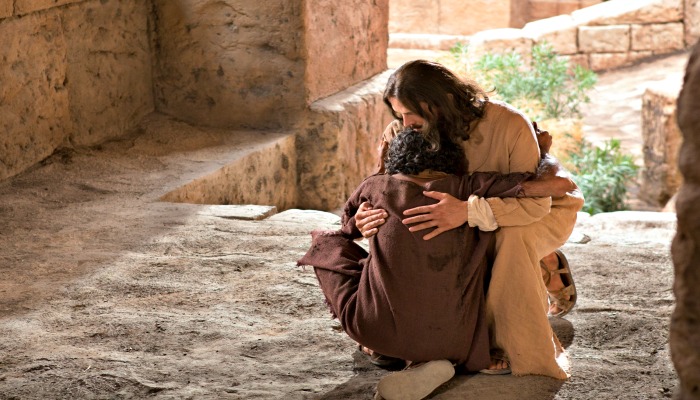 Jesus Comes to Blind Man repentance