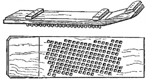 threshing instrument or sledge bible