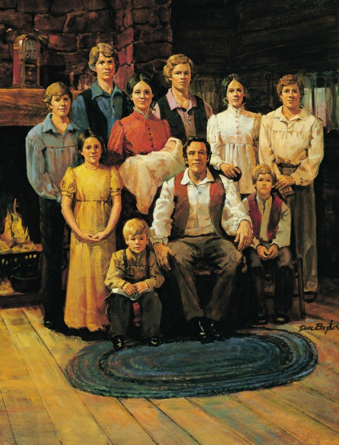 Portrait art of Joseph Smith's family