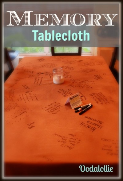 thanksgiving traditions memory tablecloth