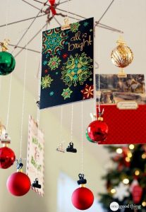 diy christmas chandelier