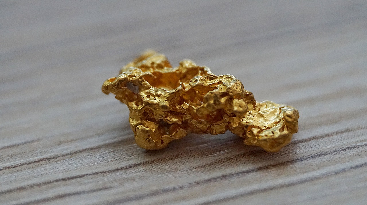 Image of a gold nugget