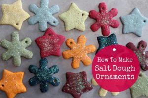 salt dough Christmas ornaments