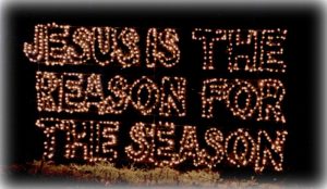Jesus is the Reason for the Season Christmas lights