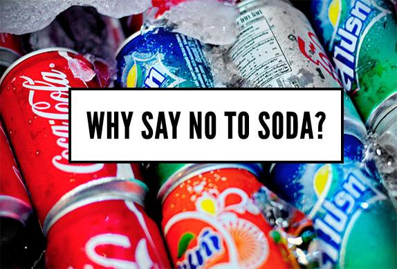 say no to soda graphic