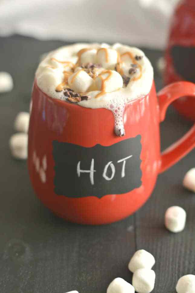 hot chocolate with marshmallows