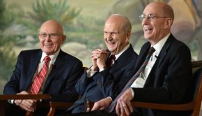 Image of the new LDS First Presidency