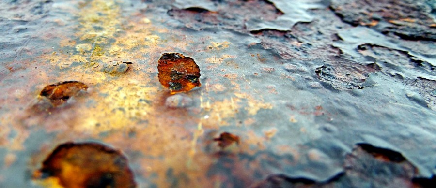 Corroded metal