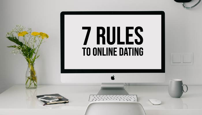 7 rules for online dating title graphic