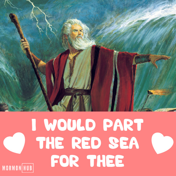 parting red sea valentine old testament