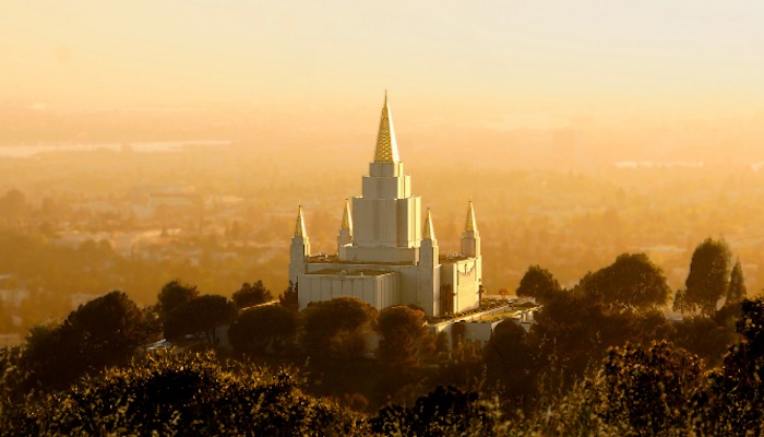 Aerial Photo of Oakland LDS Temple at Sunset | Day In The Life Of A Temple Worker | Third Hour | What Does An Temple Ordinance Worker Do? | Benefits of LDS Temple Workers