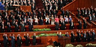 solemn assembly at LDS general conference