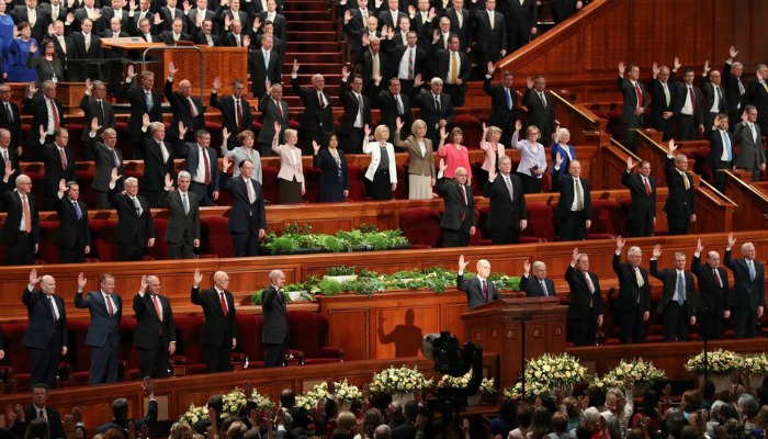 solemn assembly at LDS general conference