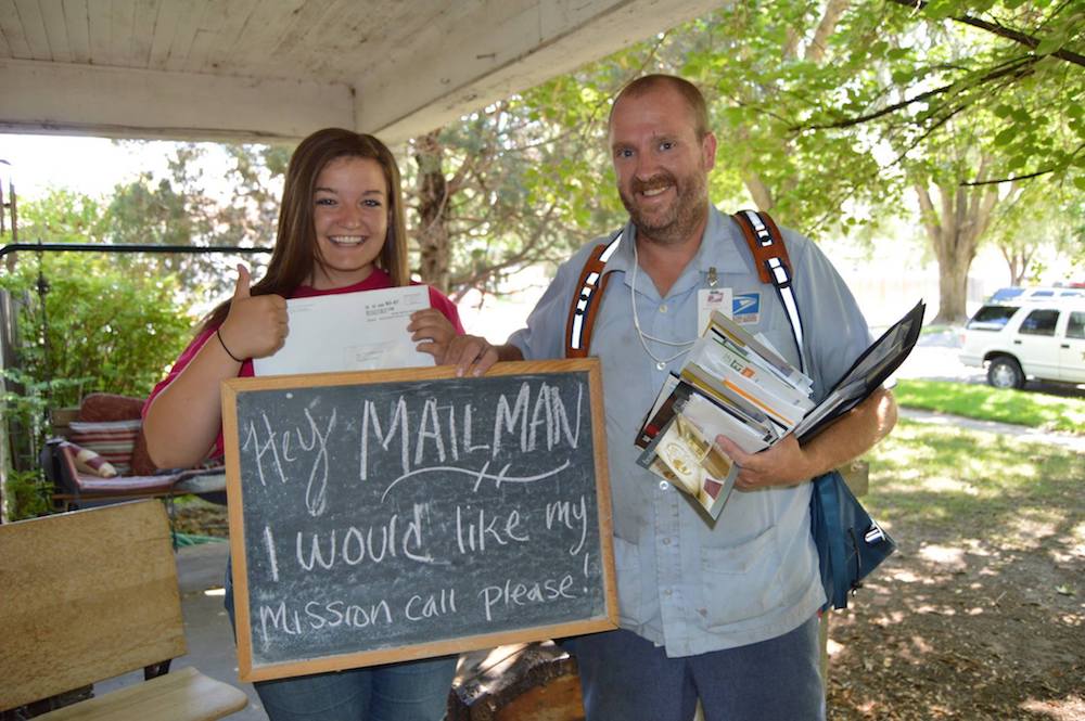 Mormon girl receives her Missionary call