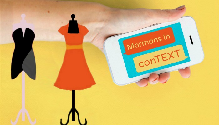 texting about mormons wearing modest clothing