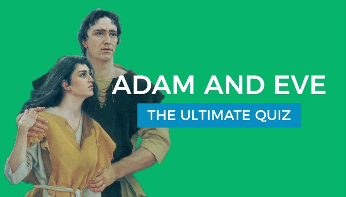 Adam and Eve quiz title graphic