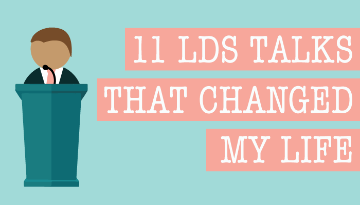Blue & Pink Graphic of 11 LDS Talks that Changed My Life | Third Hour | Best LDS Talks | Best LDS Conference Talks | LDS Talks | Best LDS Talks of All Time | LDS Best Talks