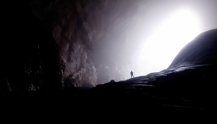 Large cave